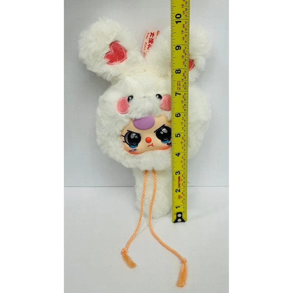 Baby Three Japanese White Bunny Pink Heart Ears Kawaii 10